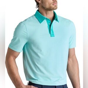 G/FORE Feeder Stripe Fine Tech Jersey Golf Polo